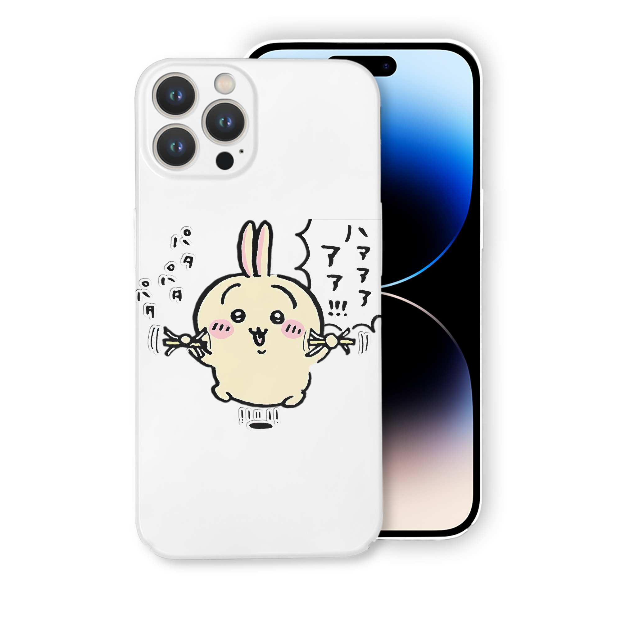 （画像用） ちいかわ うさぎ Chii-kawa usagi 【iPhone 14シリーズ対応】ハードケース